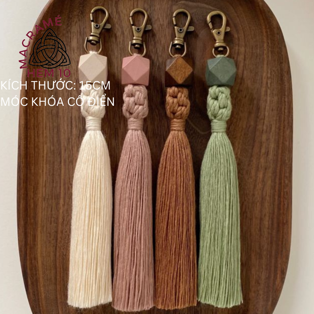 Nice And Lovely Handmade Macrame Key Chains