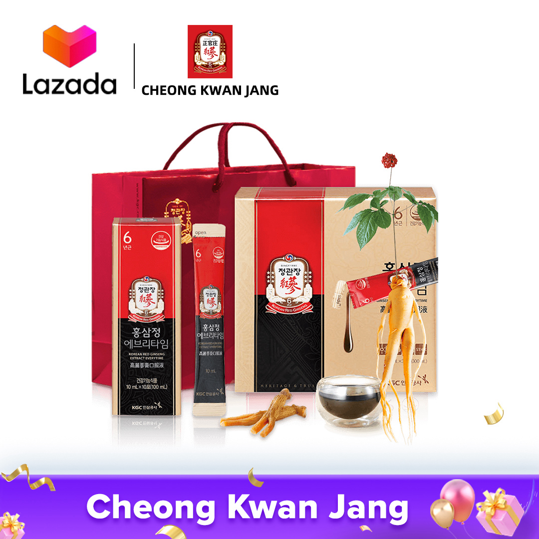 Tinh chất hồng sâm Hàn Quốc Everytime ORIGIN 10ml x 30 gói  (KGC Extract Everytime ) ( 30% tinh chất hồng sâm)