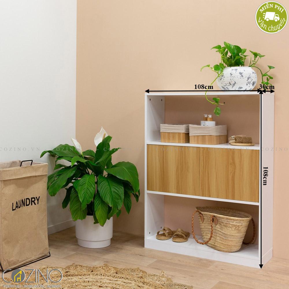 Tủ kệ sách nhỏ Blake gỗ tự nhiên