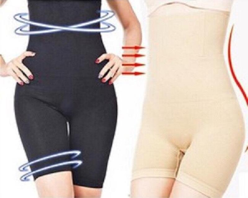 Quần gen định hình nịt bụng dạng quần đùi có chống cuộn hàng cao cấp