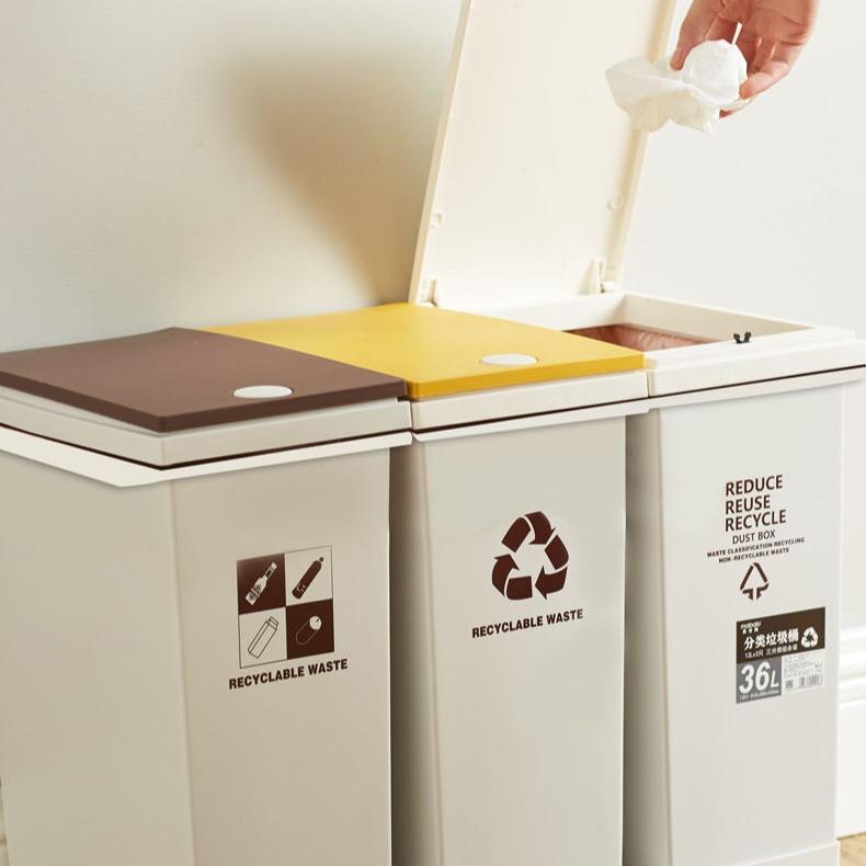 Thùng rác 2 ngăn, 40 lít , phân loại rác riêng biệt