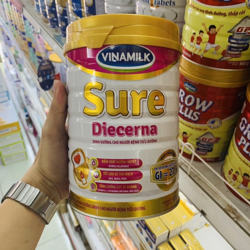 SỮA BỘT VINAMILK SURE DIECERNA 900G { Sữa Tiểu Đường}