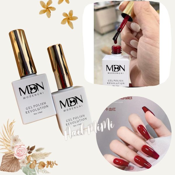 Sơn gel thạch đỏ rượu vang MDN siêu sang