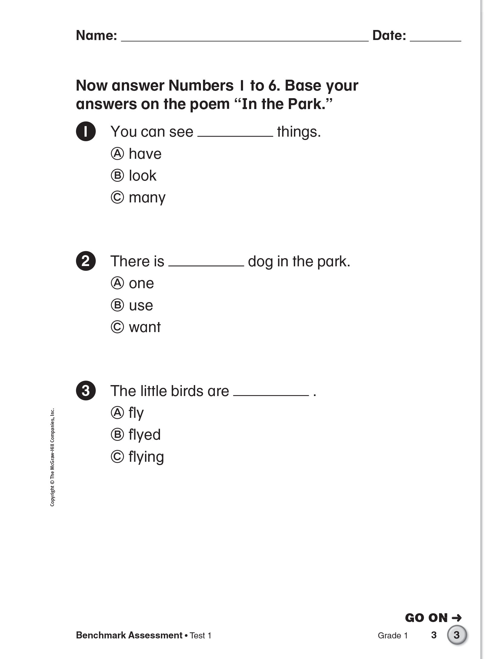 Reading Wonders Assessment Benchmark Assessment (sách đen trắng)