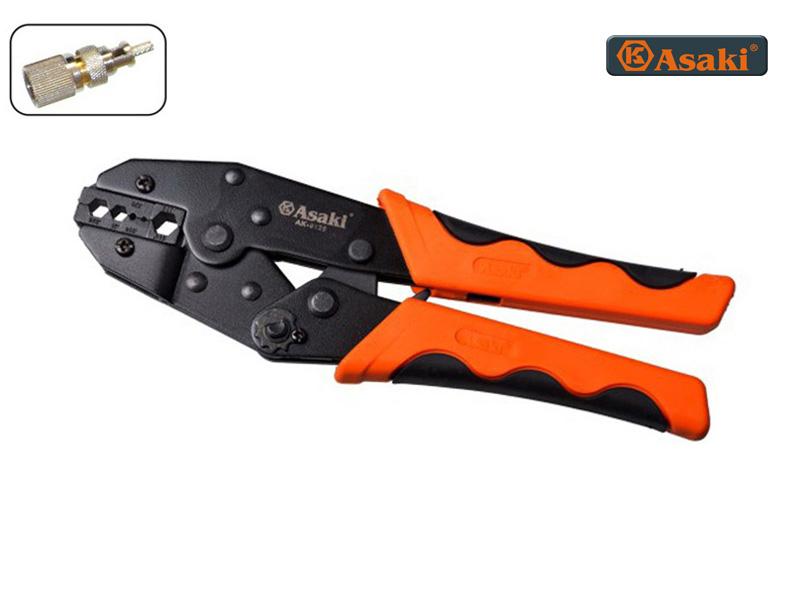 Kiềm bấm cos lục giác asaki asaki ak-346 c2-6mm