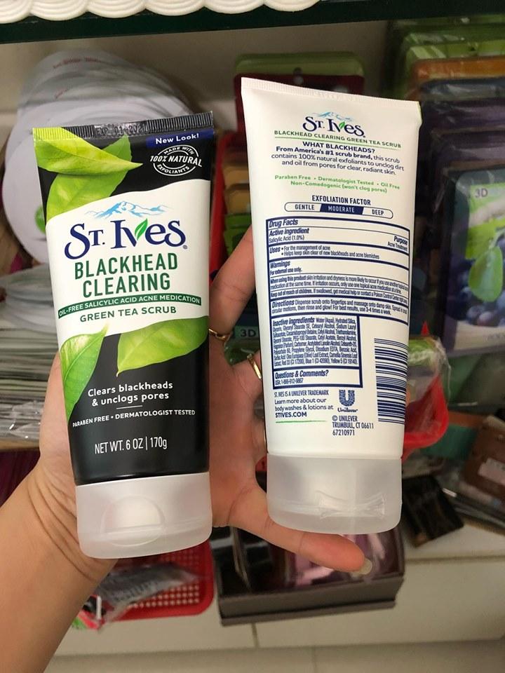 Tẩy tế bào chết da mặt St.Ives Scrub