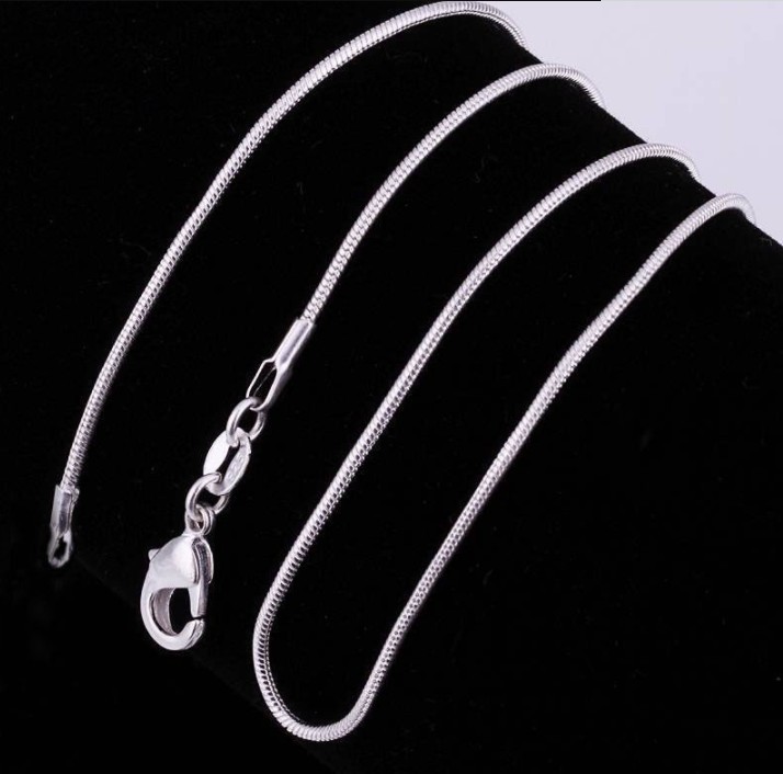 Dây Chuyền Bạc Ý Sợi Mì 1.2mm