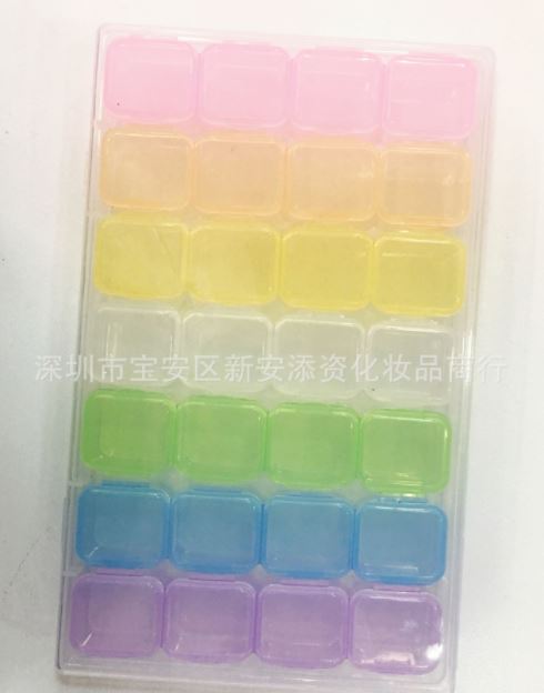 Hộp đựng đồ nail mi 28 ô