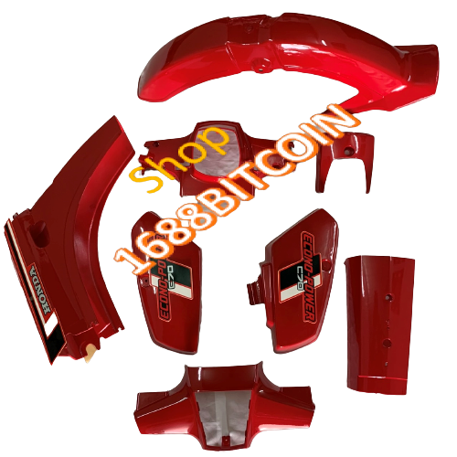 Dàn áo xe Cub 81- cub 82- DD màu đỏ - nhựa cao cấp