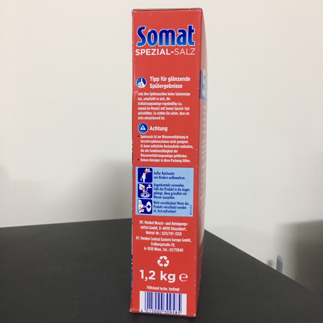 Muối rửa bát Somat 1,2kg Hàng Đức