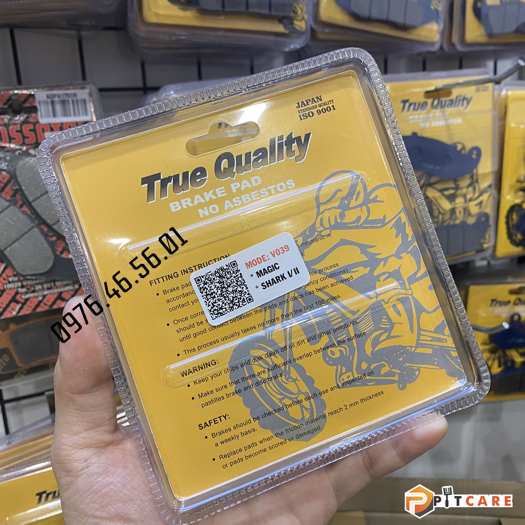 Bố Thắng - Má Phanh Đĩa Xe Magic Shark I II True Quality V039