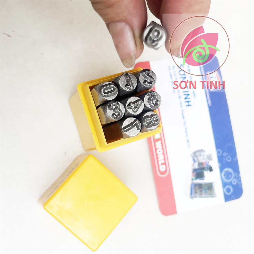 BỘ ĐÓNG SỐ 9 CÂY (1-9)  6mm- TOLSEN 25097
