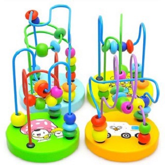 Mê cung luồn hạt - đồ chơi gỗ an toàn cho bé
