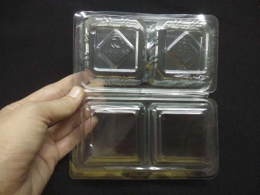 COMBO 50 HỘP NHỰA ĐỰNG BÁNH 2 Ô H162