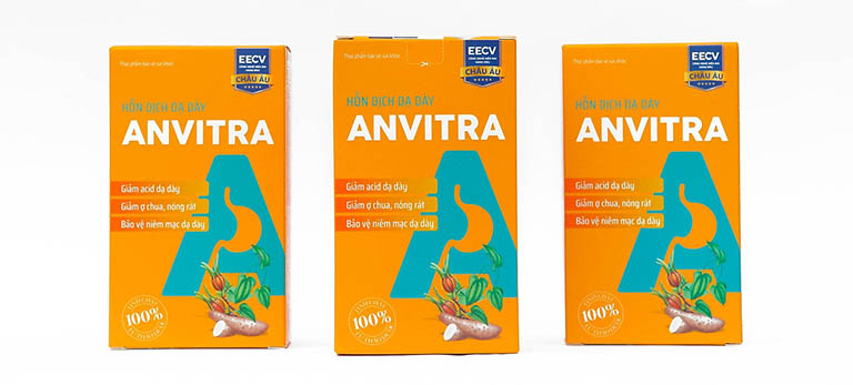 Anvitra hỗn dịch dạ dày 1 hộp 15 gói