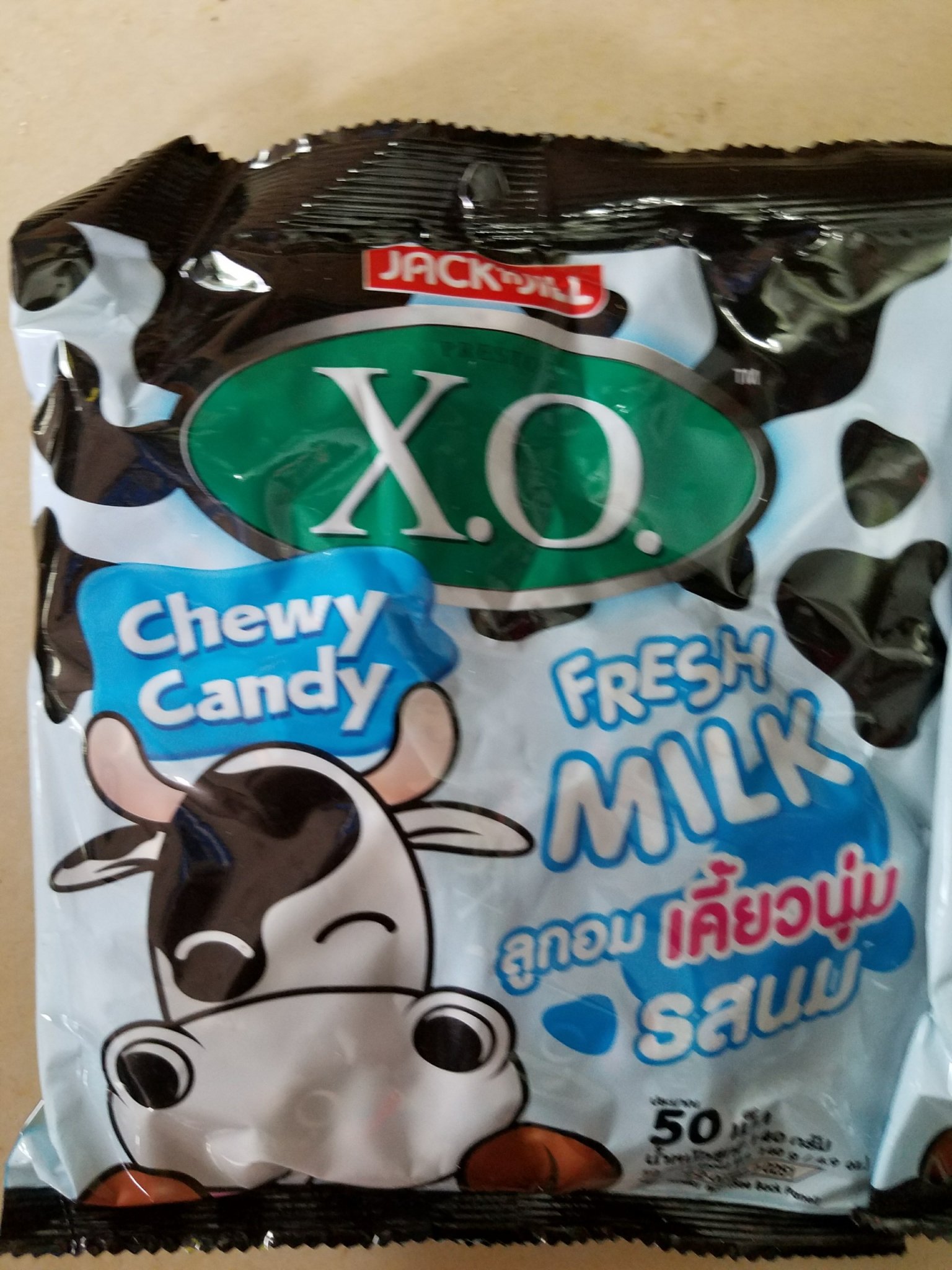Kẹo sữa bò XO Thái Lan, gói 50 viên