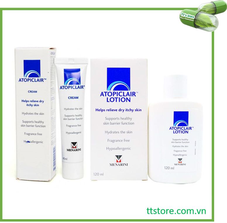 [HCM]Atopiclair cream 40ml - Lotion 120ml - Dưỡng ẩm da [Atopiclar]