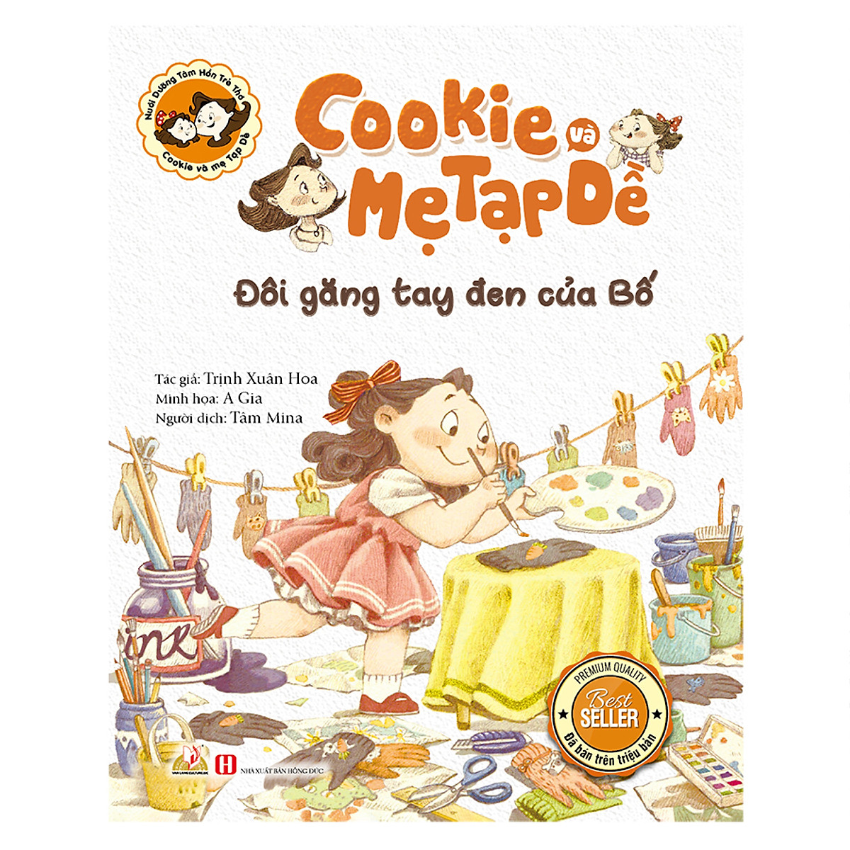 Sách - Bộ 10 Cuốn Sách Cookie Và Mẹ Tạp Dề-Vanlangbooks