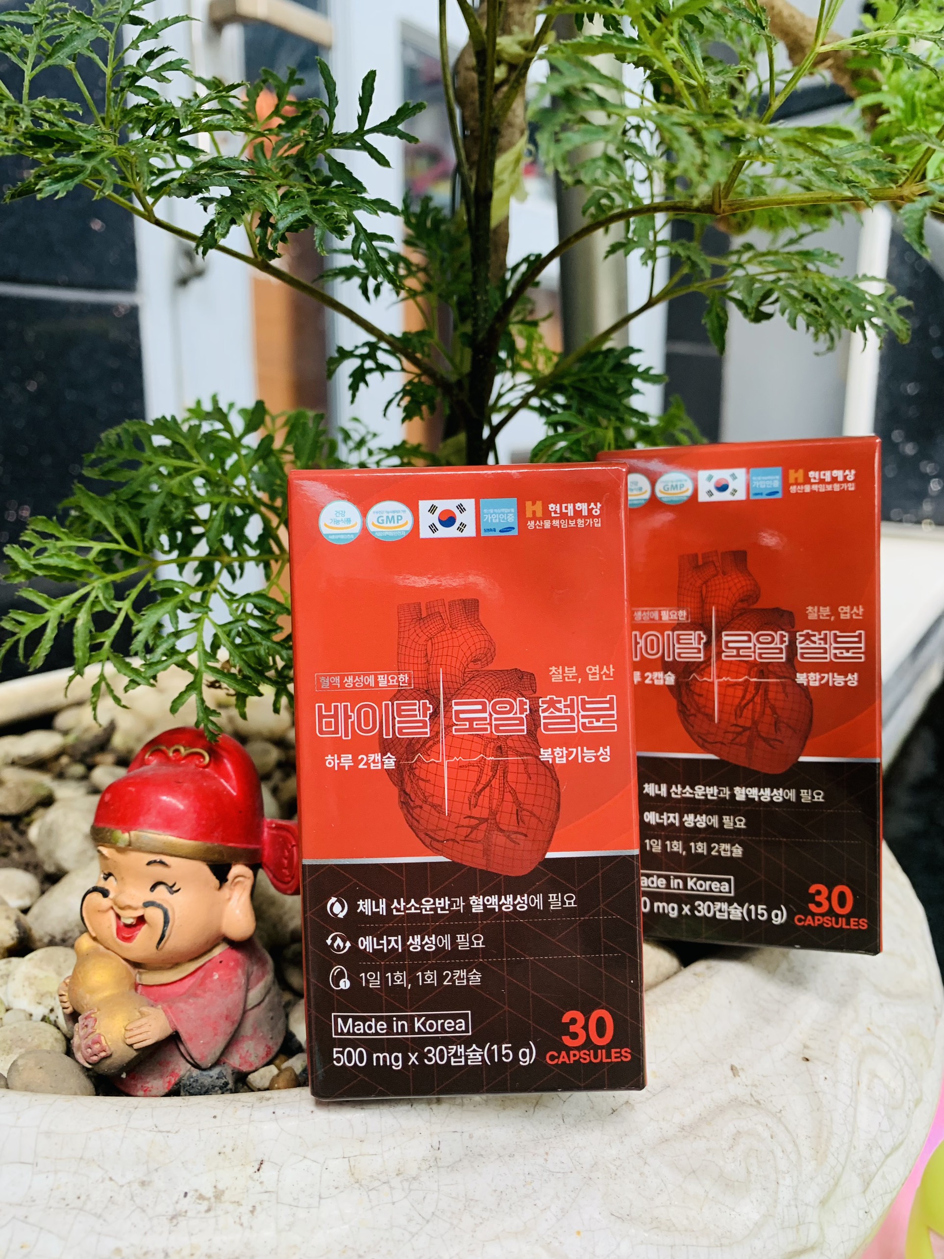 (Hộp 30 viên) Viên bổ sung sắt Hàn Quốc