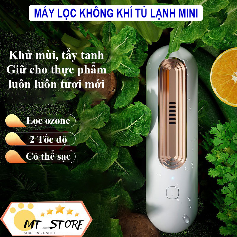 Máy lọc không khí tủ lạnh mini, máy khử mùi tủ lạnh sạc usb tiện dụng, diệt khuẩn tủ lạnh tích hợp công nghệ ozone, bảo quản tủ lạnh, tủ quần áo, máy khử mùi ô tô thanh lọc không khí -giadungbv247