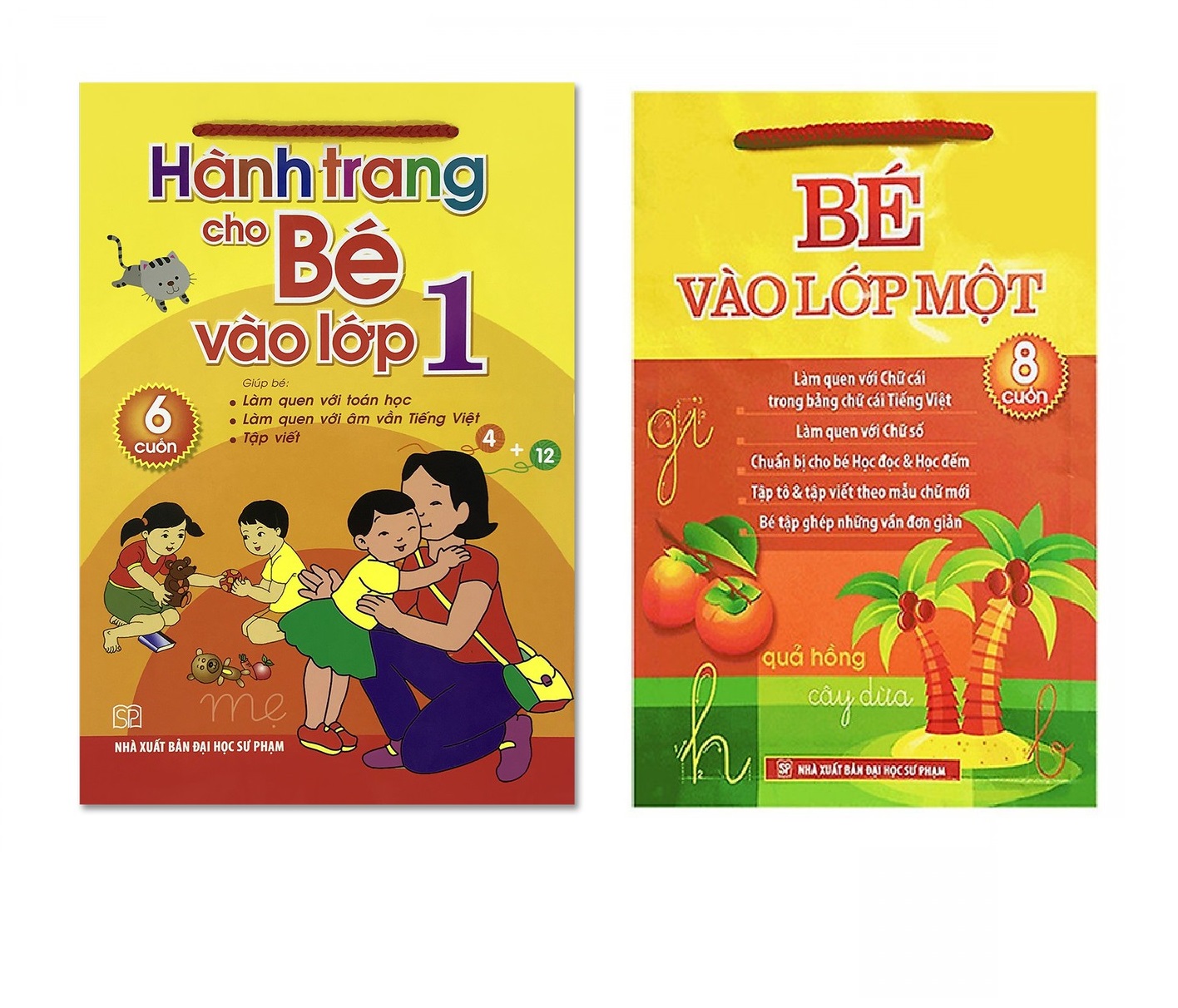 Sách - Combo  Hành Trang Cho Bé Vào Lớp 1 (5 Cuốn) + Bé Vào Lớp 1 (8 Cuốn) - Mhbooks