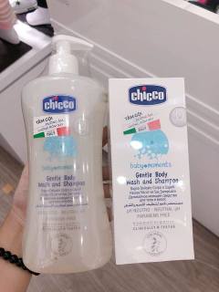Sữa tắm gội chiết xuất hoa cúc yến mạch Chicco om+ phân phối chính hãng Bonbon Mart thumbnail