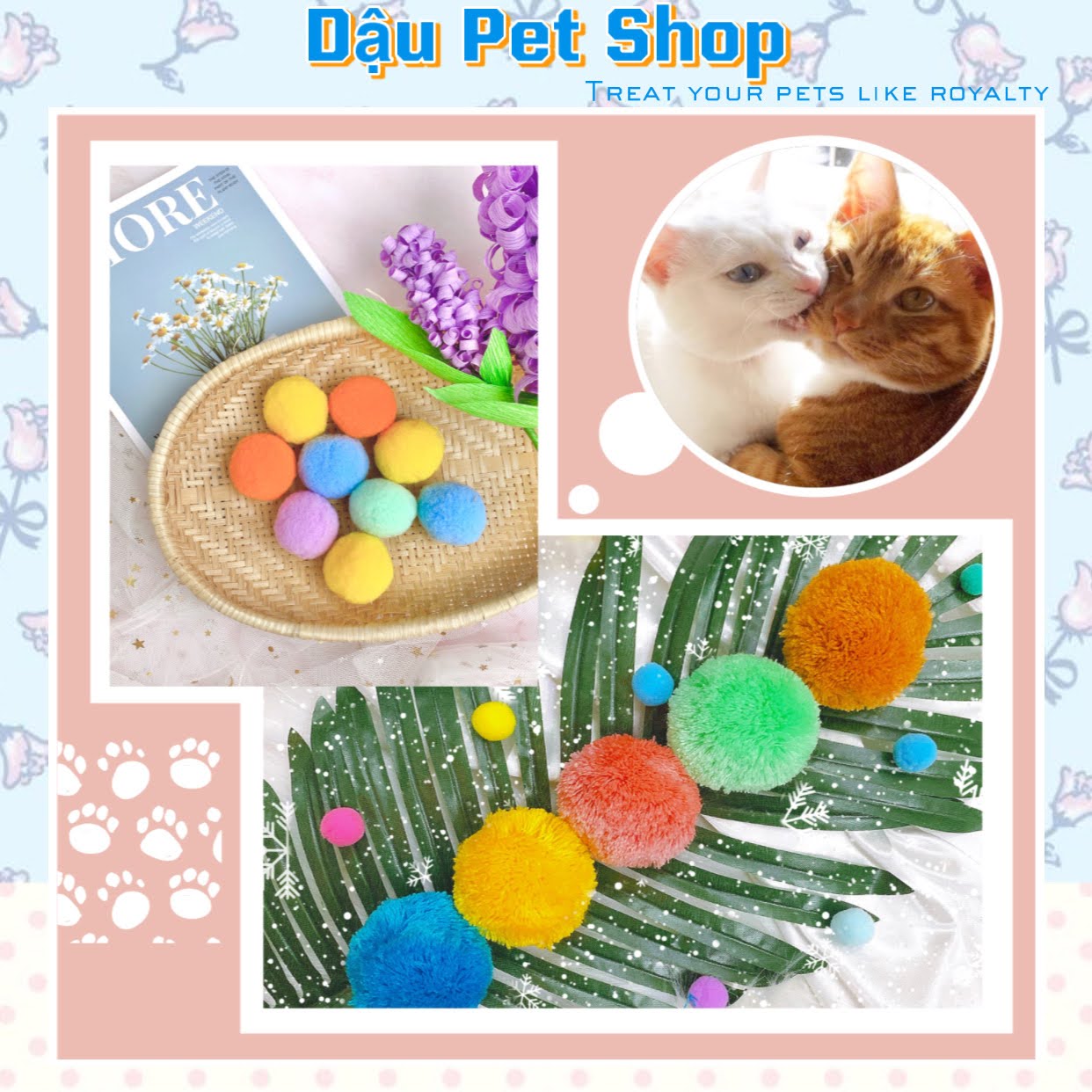 Banh đồ chơi các loại cho chó mèo