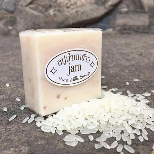[ TRẮNG DA VÀ THƠM LẮM LUÔN ] 01 Bánh Xà phòng cám gạo Jam Thái, (Date : 03/2023)