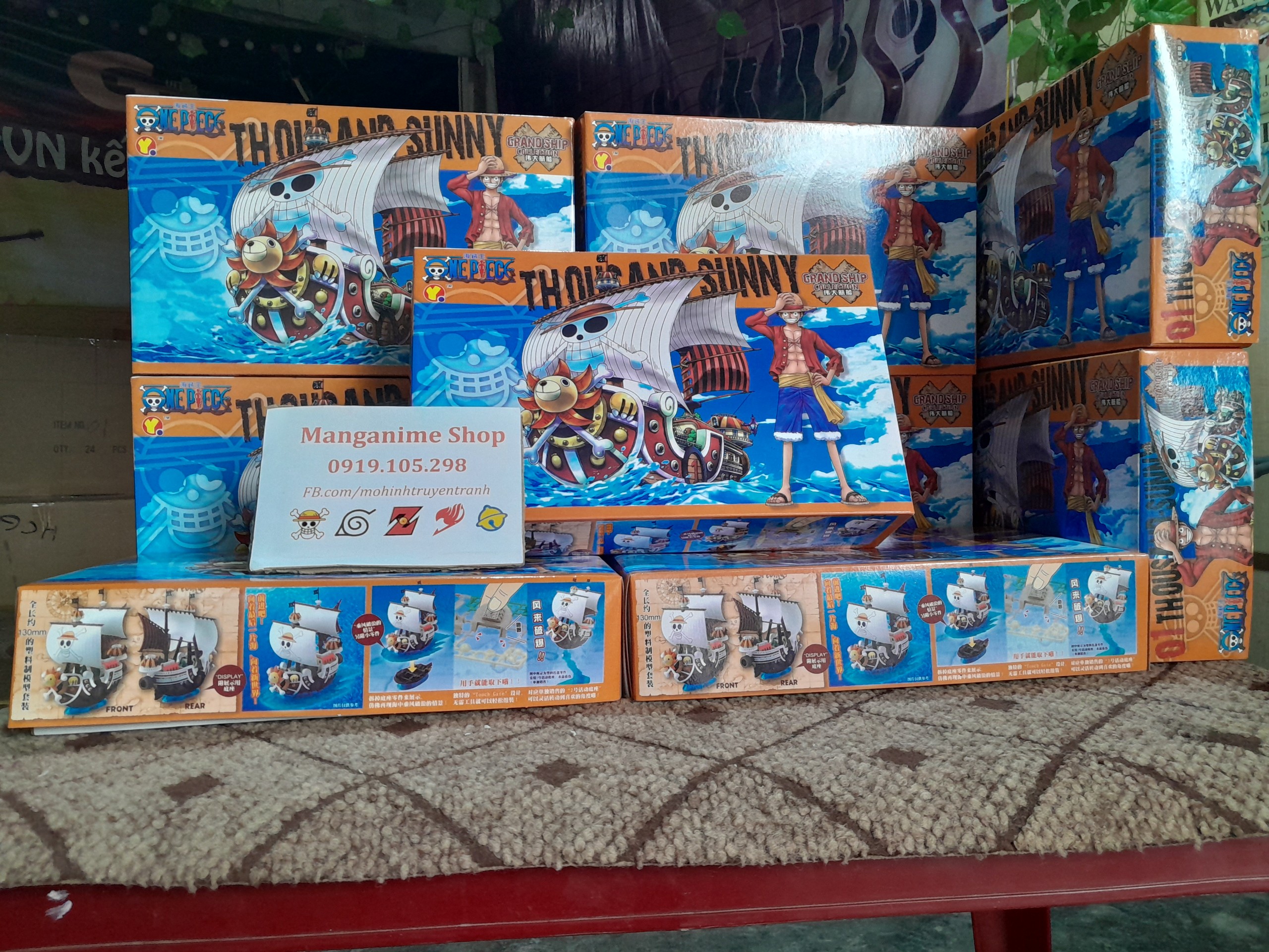 Mô hình lắp ráp tàu Thousand Sunny Onepiece