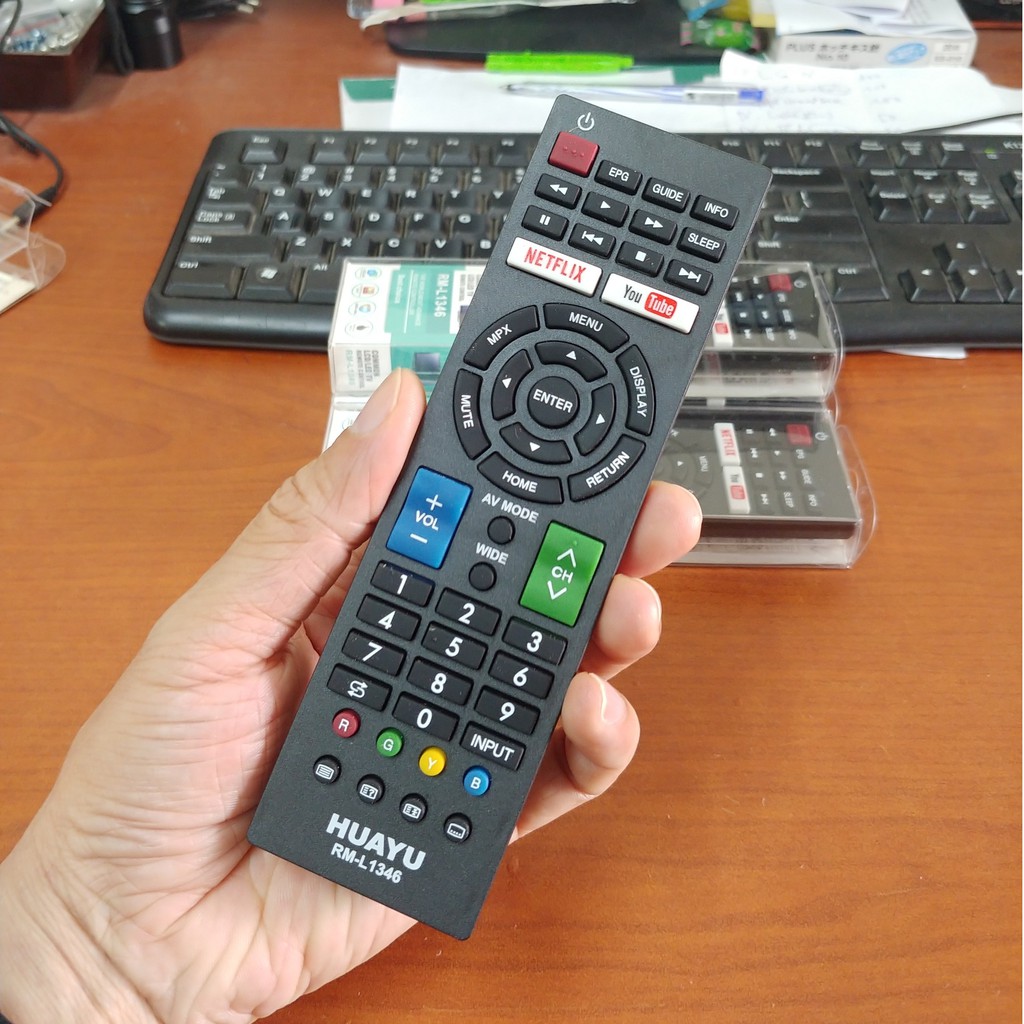 Remote - điều khiển tv sharp smart rm - l1346.