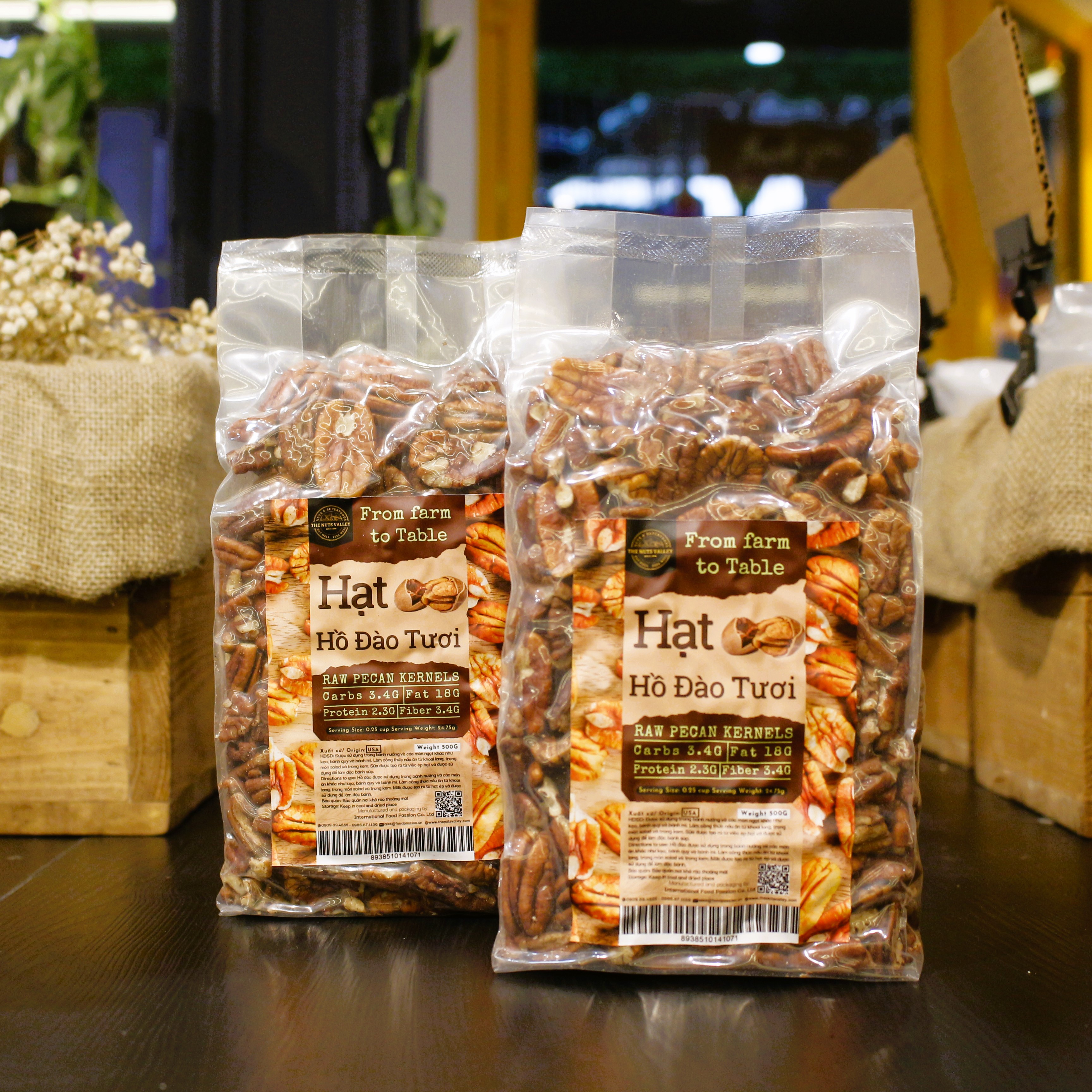 Hạt Hồ Đào Nhân - PECAN KERNEL The Nuts Valley