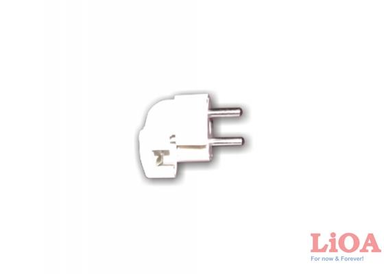Phích cắm tiêu chuẩn Châu Âu Ø5 có cực nối đất Lioa