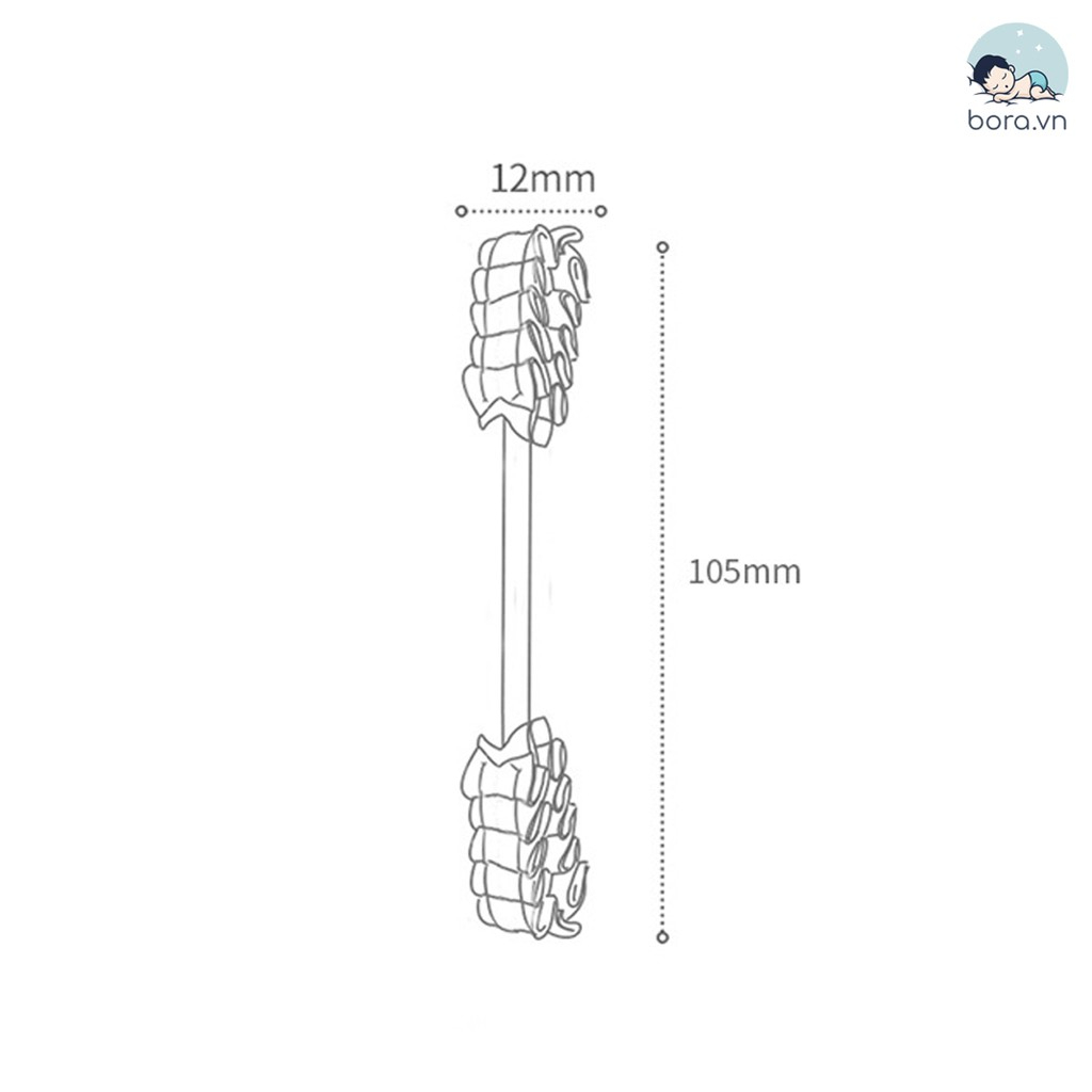 Hộp 30 Que rơ lưỡi V-cool (MẪU 1 ĐẦU)