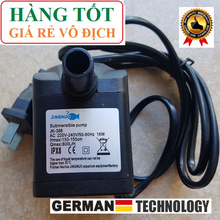 [HCM]Bơm chìm hồ cá 16w