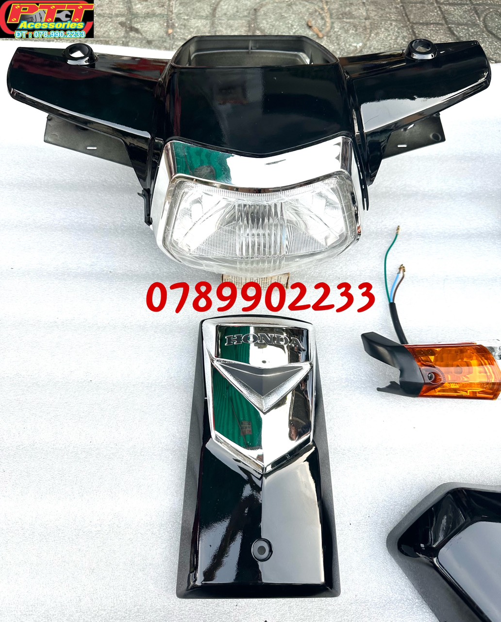 DÀN ÁO XE SUPPER DREAM ĐẦU LỒI CÓ ĐÈN ĐẶC BIỆT ( NHỰA ABS )