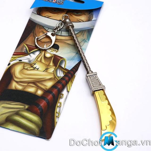 Móc khóa râu trắng - one piece
