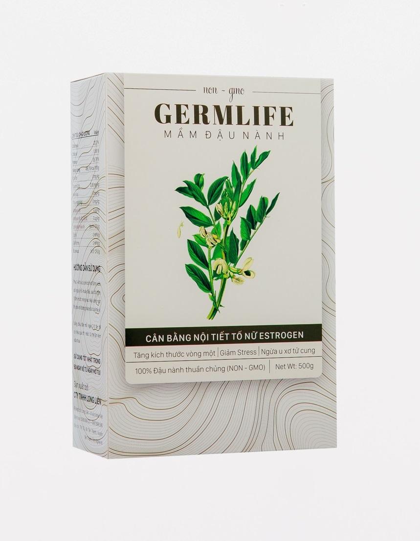 Bột mầm đậu nành thuần chủng Long Liên hộp 500gr