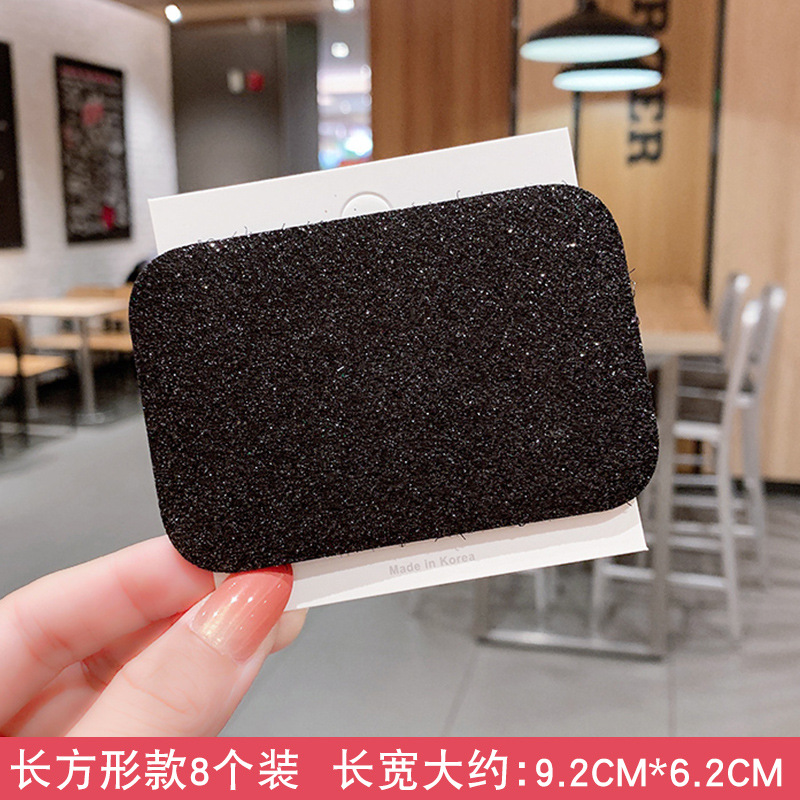 Miếng dán tóc mái dính tóc tiện lợi màu đen