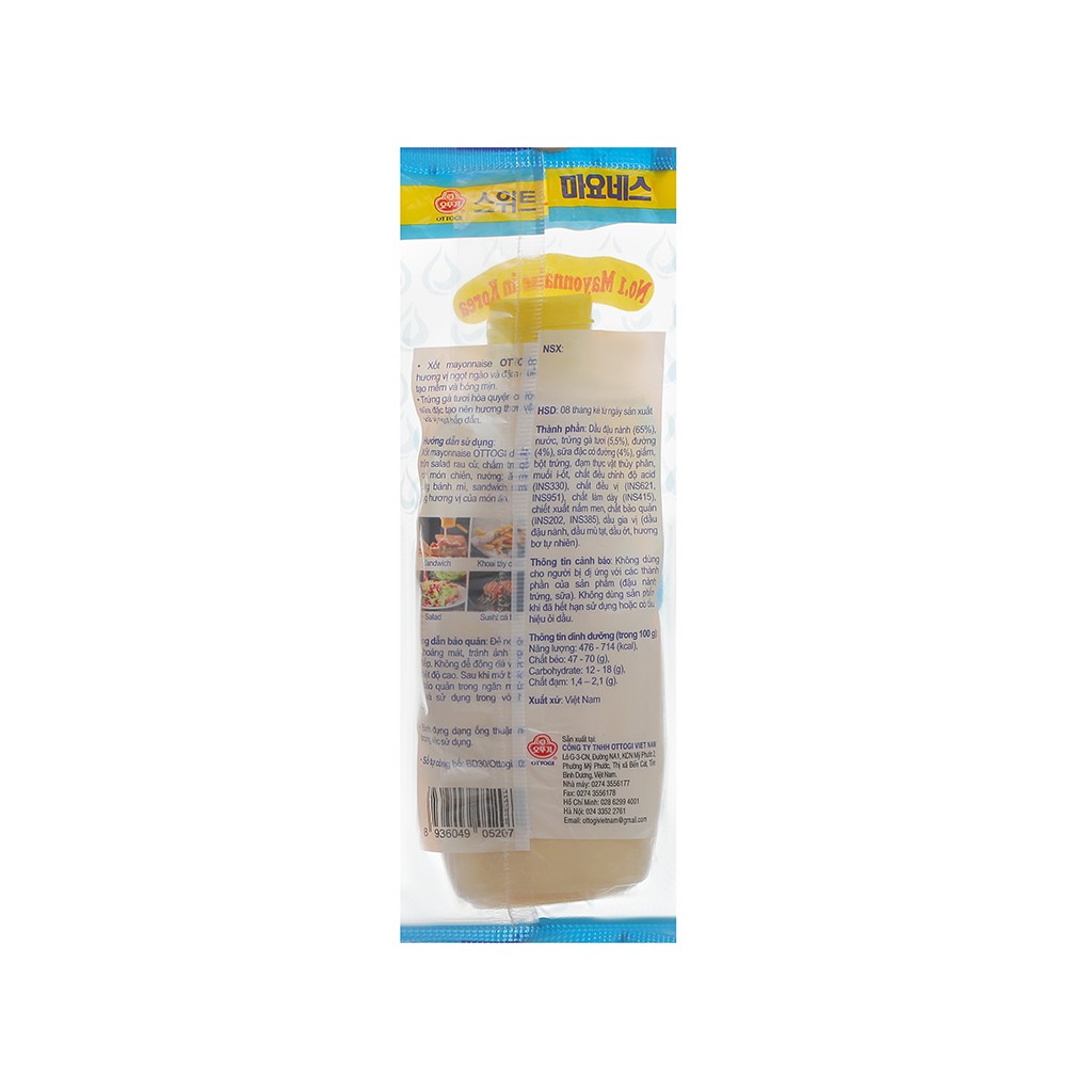 Sốt Mayonnaise ngọt dịu OTTOGI 245g