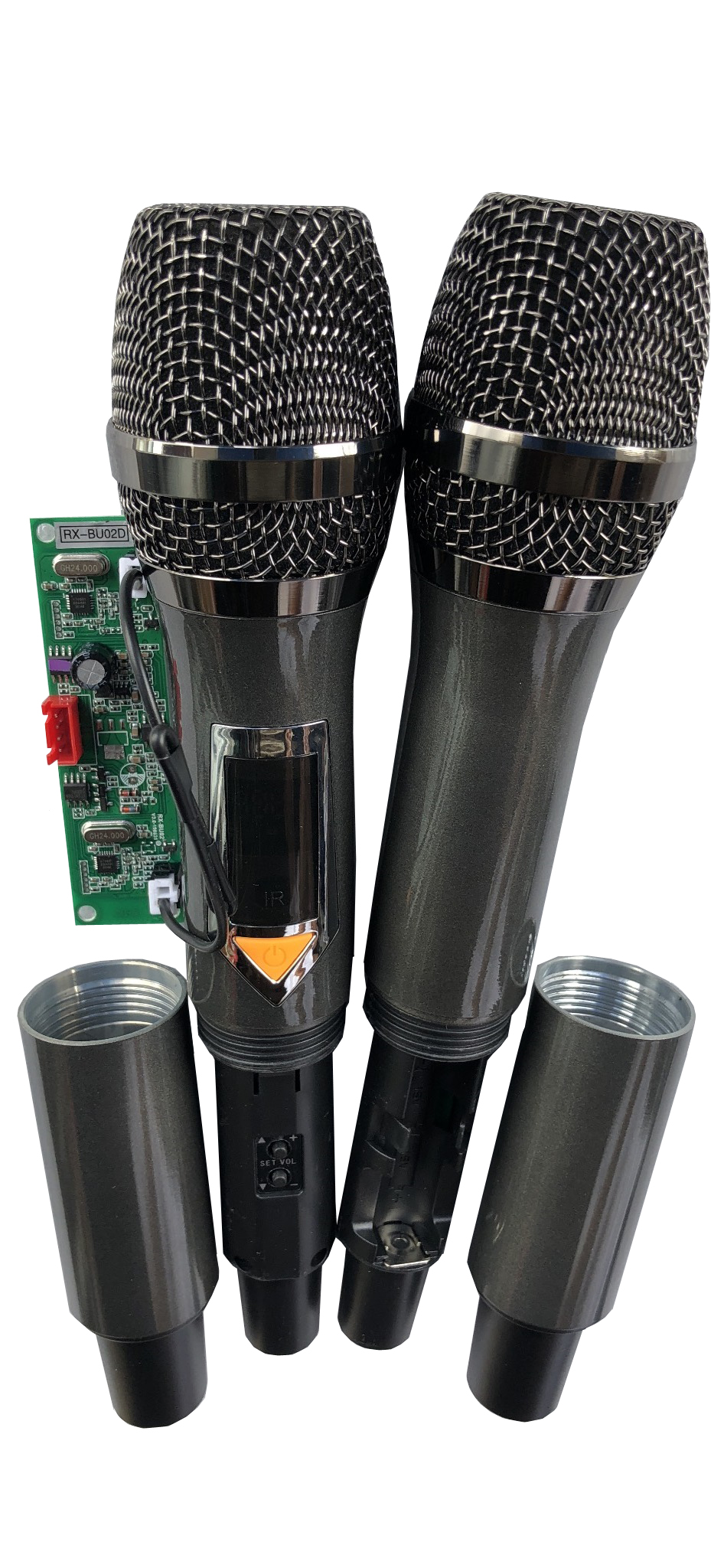 Bộ 2 Micro kèm Bore TS-299 sử dụng cho loa kéo