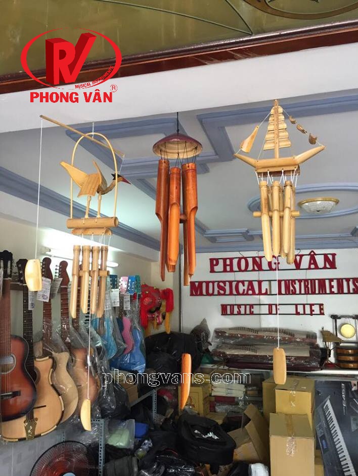 Chuông gió tre hình thuyền ( loại 1 , MIỄN SHIP )