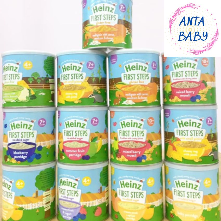 Bột Heinz Ăn Dặm Anh 200g Đủ Vị.