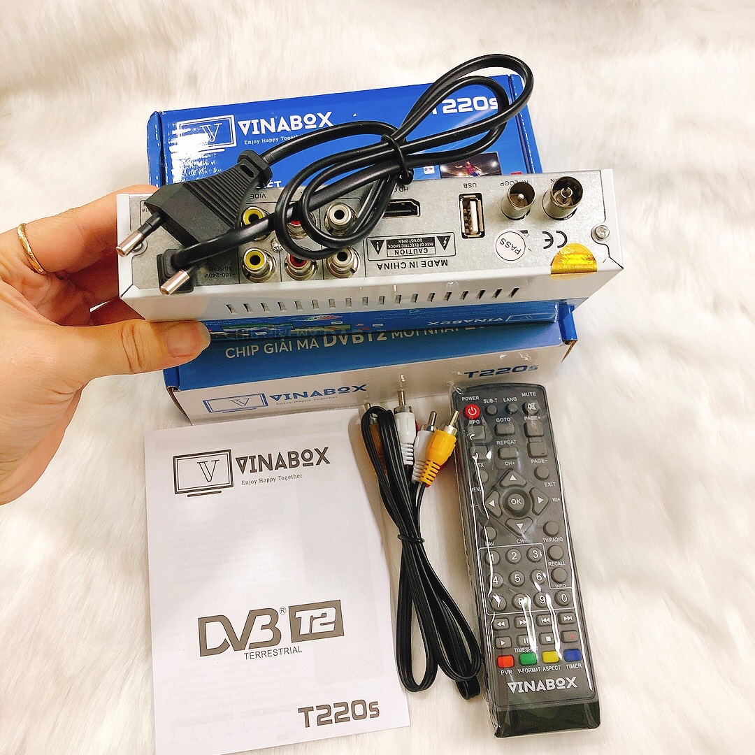 Đầu thu mặt đất dvbt2 Vinabox T220S