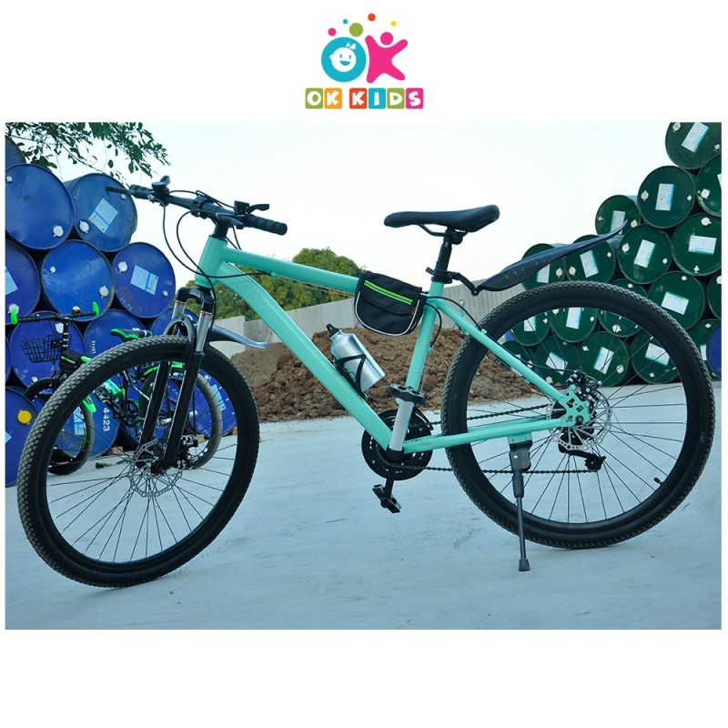 Phân phối Xe đạp thể thao cho người lớn có bình nước túi đựng và chuông bảo hành 2 năm