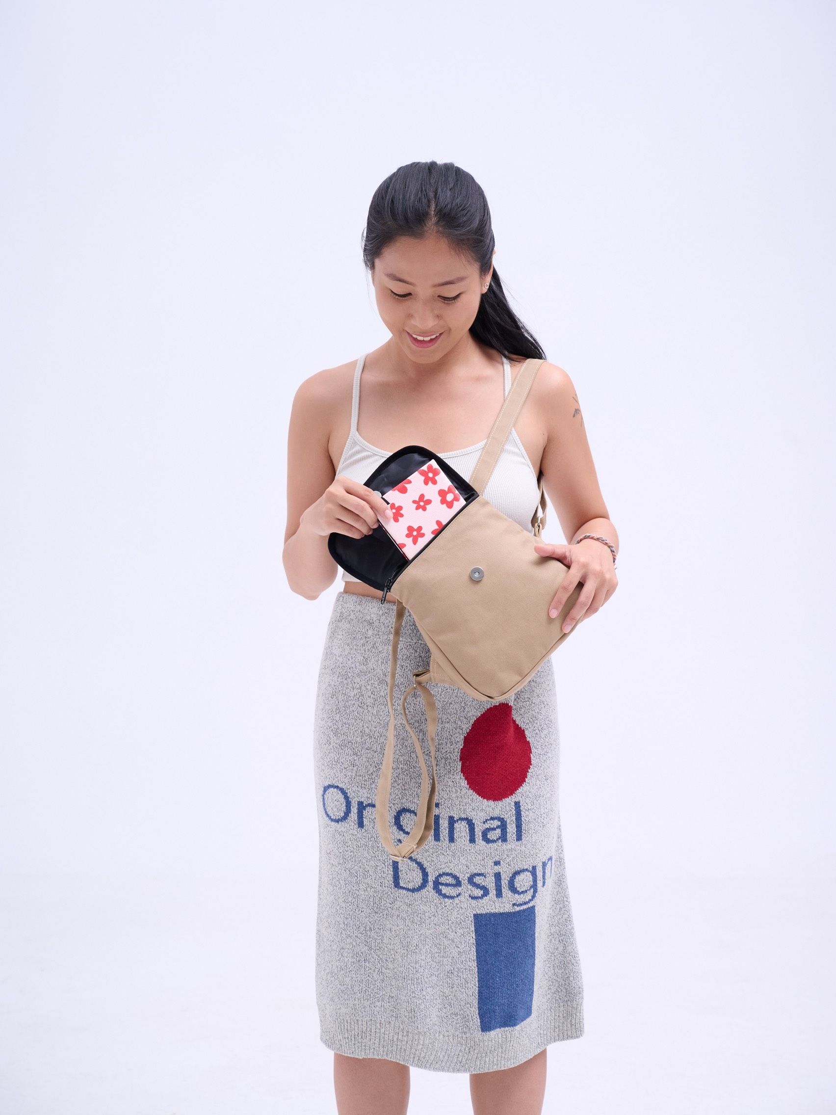 Jamlos Scone Backpack - Balo mini vải canvas gọn nhẹ