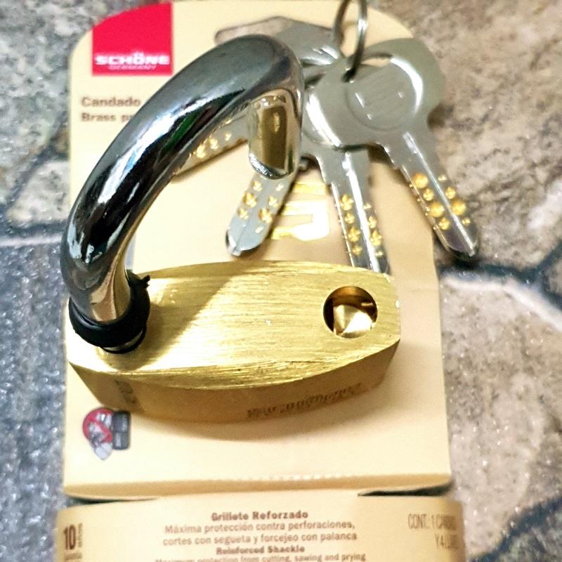 Ổ Khóa Đồng Thau SCHONE 6cm Chìa Vi Tính ( made in Germany )