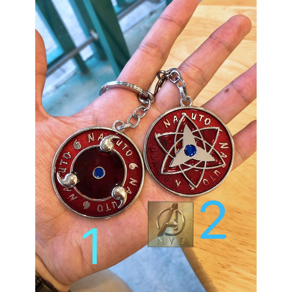 [HCM]Móc khoá Naruto Sharingan xoay cực đẹp