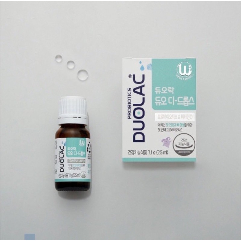 (CHÍNH HÃNG) DUOLAC DROP D3 KẾT HỢP MEN TIÊU HOÁ HÀN QUỐC
