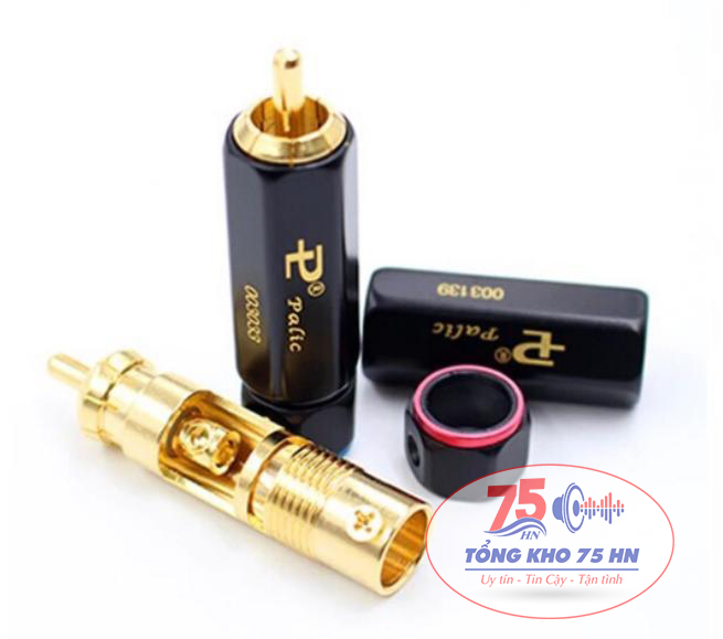 Jack av hoa sen PALIC cao cấp khoá mạ vàng(bắt vít)