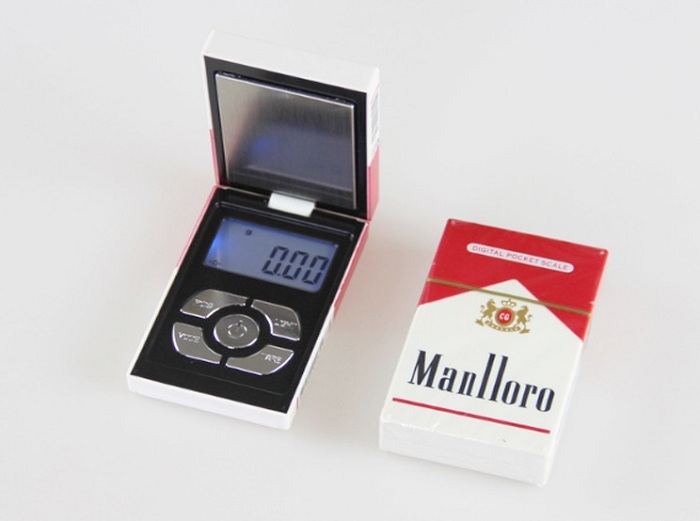 Cân tiểu ly 200g/0.01g hình bao Malboro